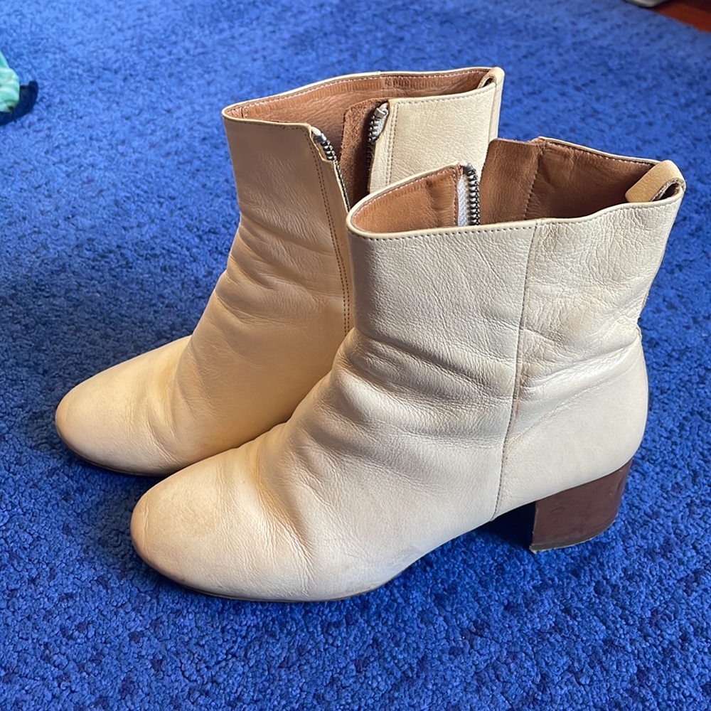 Isabel Marant soft beige leather ankle boot size:37 - Picture 4 of 11